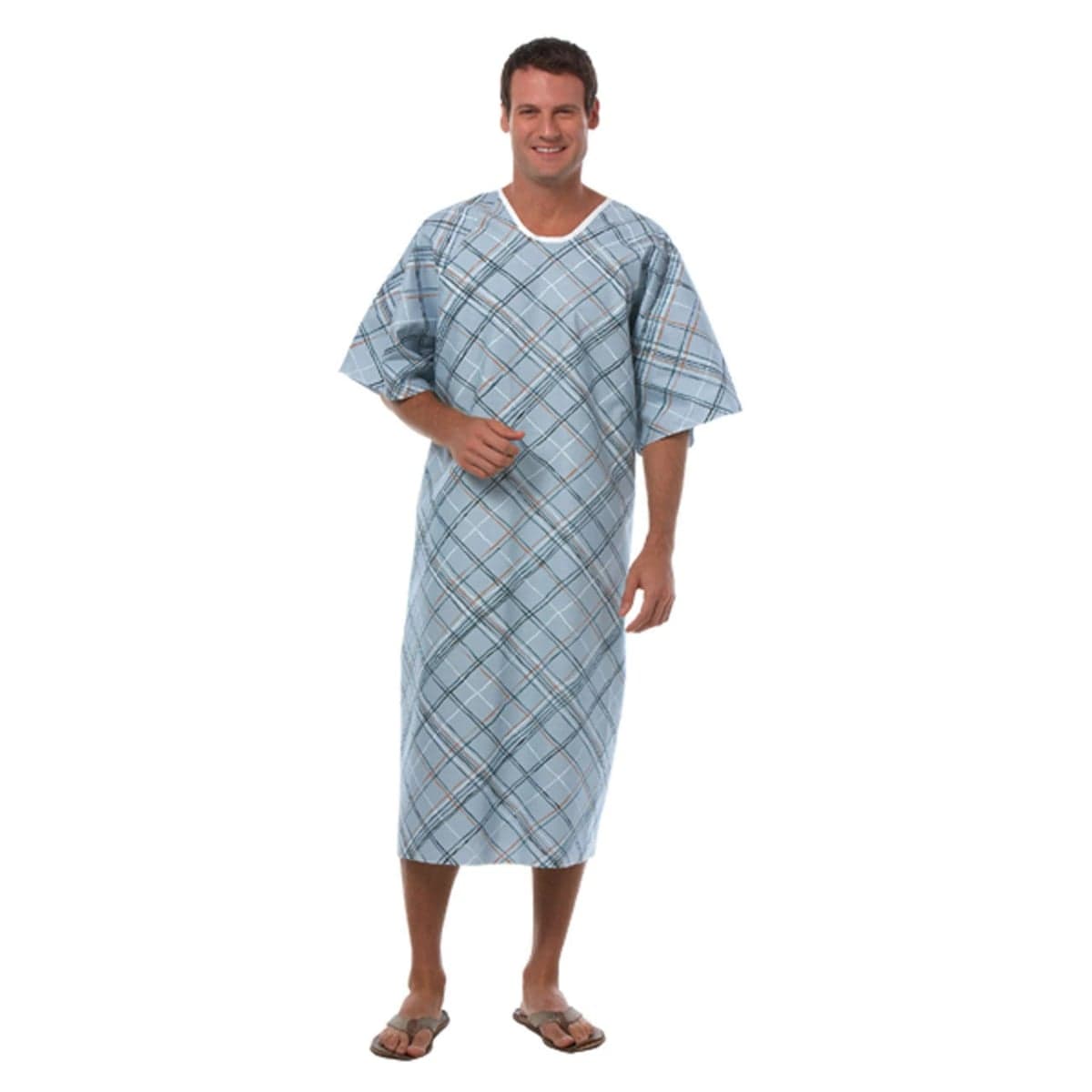 Blue VIP Patient Gown